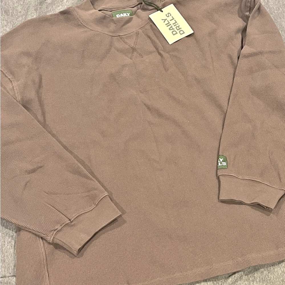 Daily Drills Mocha Long Sleeve Thermal